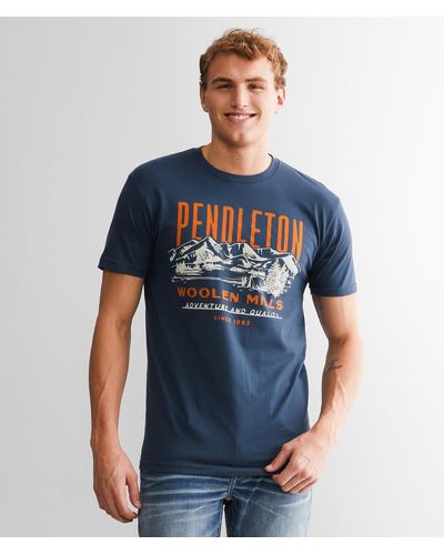 Pendleton Classic Mountain T-shirt - Blue