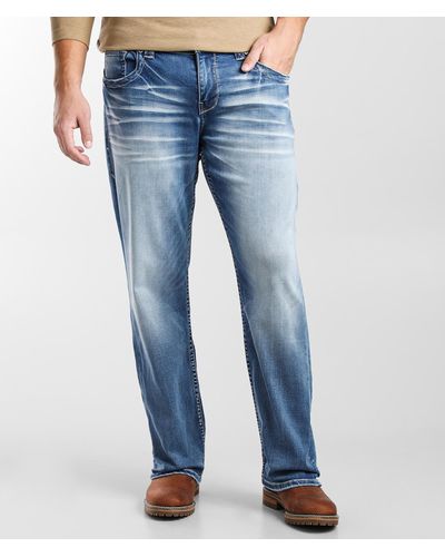 Buckle Black Eleven Straight Stretch Jean - Blue