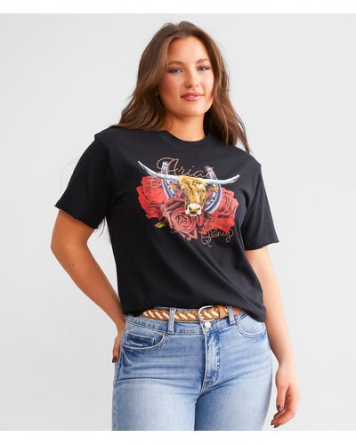 Ariat Rodeo Quincy Steer T-shirt - Black