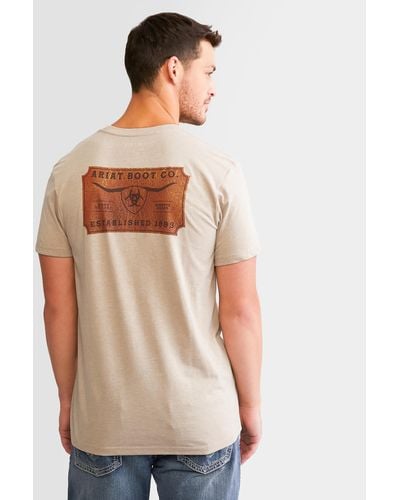 Ariat Longpatch T-shirt - Natural