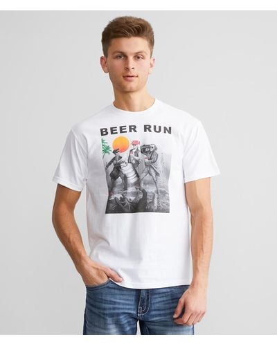 Riot Society Beer Run T-shirt - White