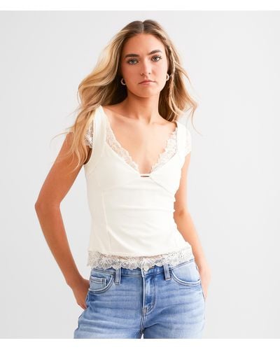 Free People Better Not Cami Tank Top - White
