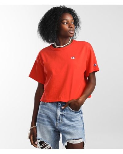 Champion Heritage Cropped T-shirt - Orange