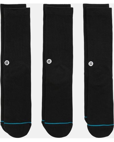 Stance Classic 3 Pack Socks - Black