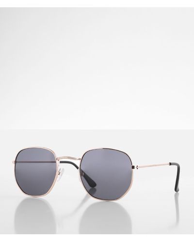BKE Round Sunglasses - Metallic