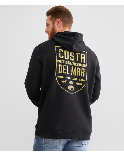 Costa Species Shield Hooded Sweatshirt - Black