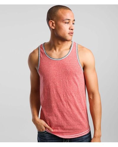 BKE Striped Tank Top - Red