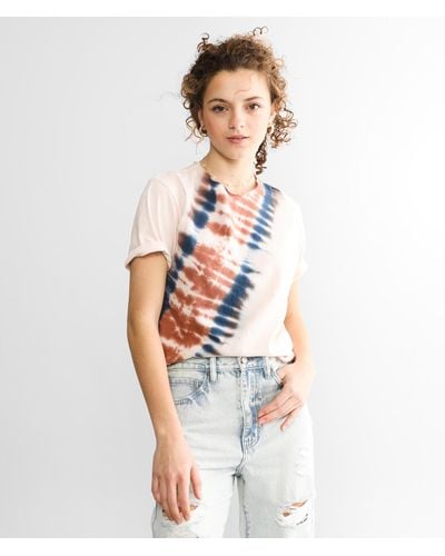 Gilded Intent Tie-dye T-shirt - Pink