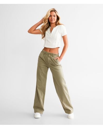 BKE Washed Stretch Pant - Natural