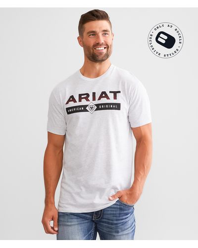 Ariat Branded Wood T-shirt - White