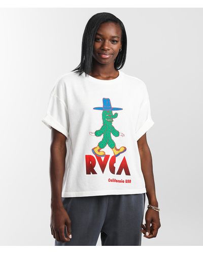 RVCA Cactus Man T-shirt - White