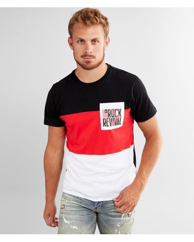 Rock Revival Brice T-shirt - Red