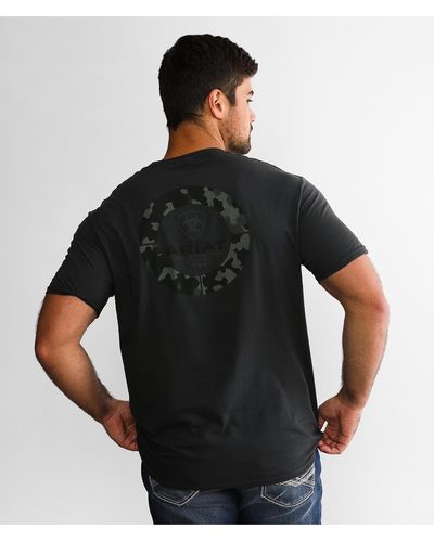 Ariat Camo Ring T-shirt - Black