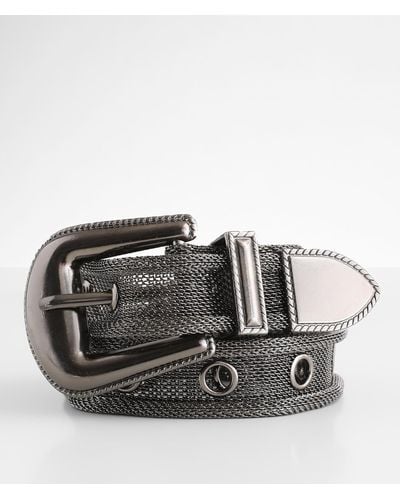 BKE Mesh Chain Belt - Gray