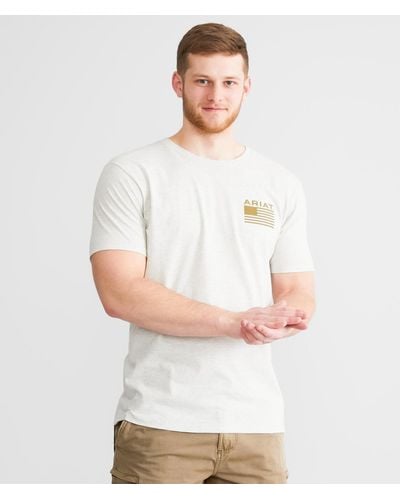 Ariat Camo Hex T-shirt - White
