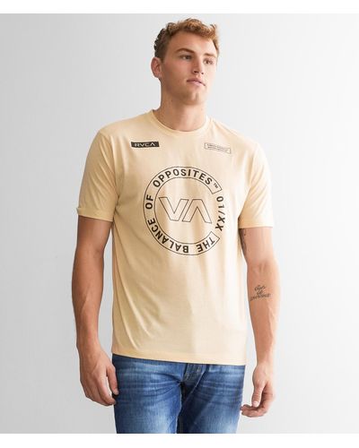 RVCA Baseline Sport T-shirt - Natural