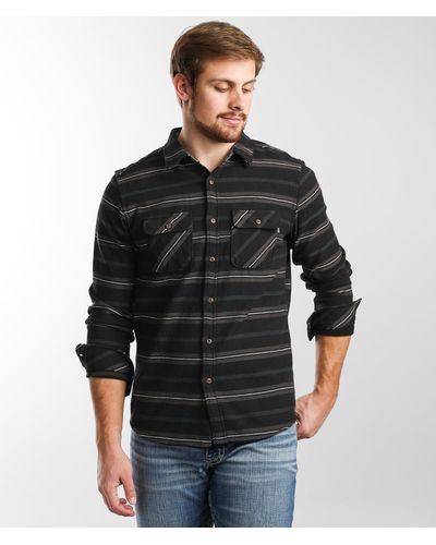 Hurley Santa Cruz Flannel Shirt - Black