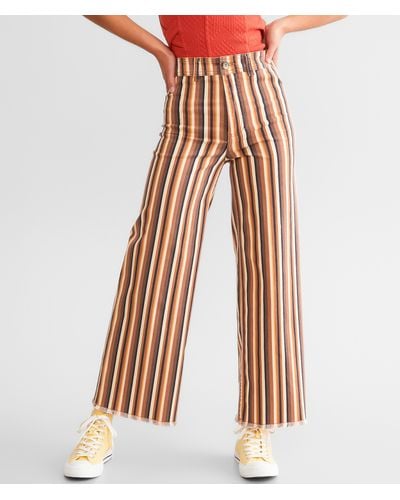 Striped Wide Leg Pants for Women - Up to 78% off
