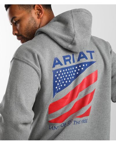 Ariat Stars Hooded Sweatshirt - Gray