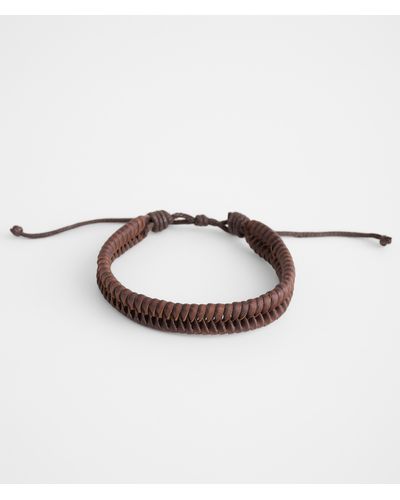 BKE Weaved Bracelet - Brown