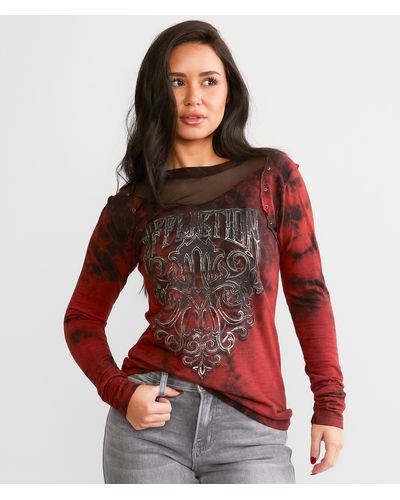 Affliction Dissident T-shirt - Red