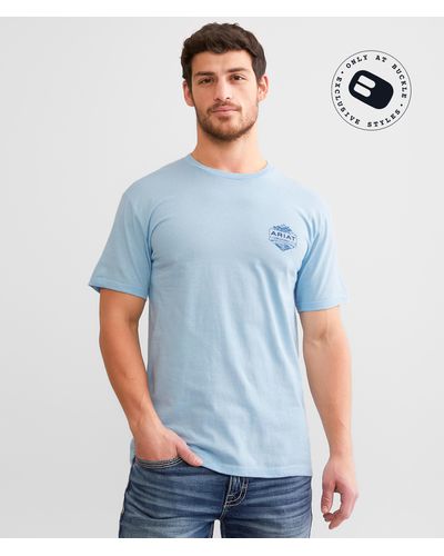 Ariat Rocky Mountain Badge T-shirt - Blue