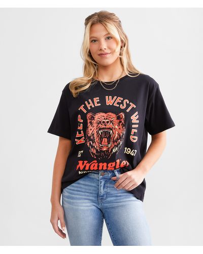 Wrangler Wild Bear T-shirt - Black