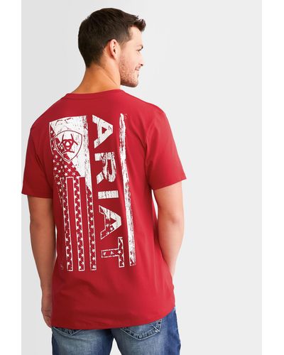 Ariat Stars & Bars T-shirt - Red