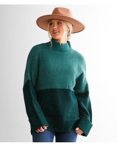 Z Supply Poppy Ribbed Sweater - Green