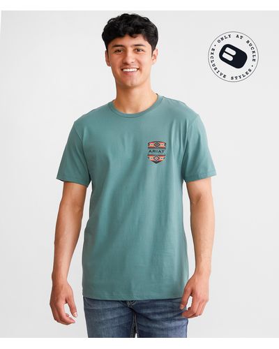 Ariat Canyon Aztec T-shirt - Green