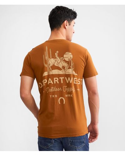 Departwest Dark Night T-shirt - Orange