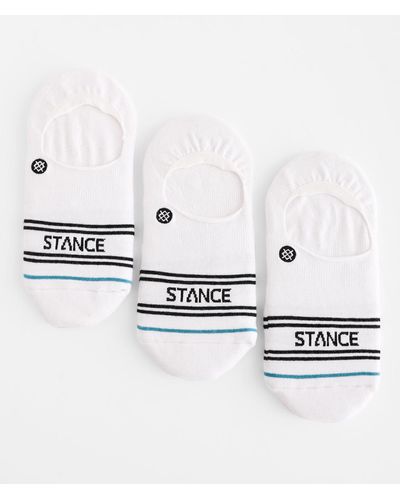 Stance Basic 3 Pack No Show Socks - White