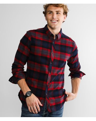 Outpost Makers Flannel Shirt - Red
