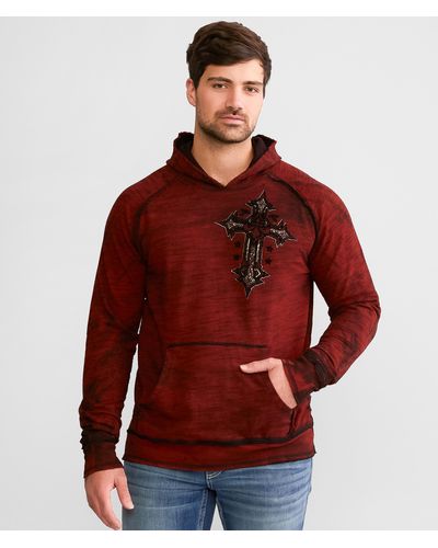 Affliction Odyssey Reversible Hoodie - Red