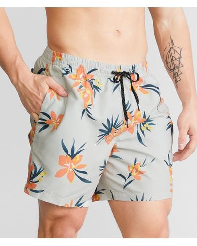 Quiksilver Everyday Mix Volley Swim Trunks - Blue