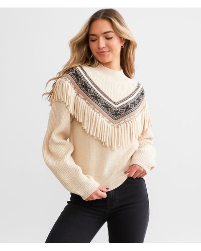 Z Supply North Fringe Sweater - Natural