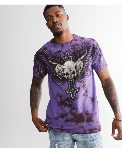Affliction Hyper Speed T-shirt - Purple