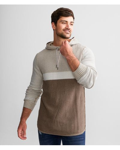 BKE Patrick Hooded Sweater - Brown