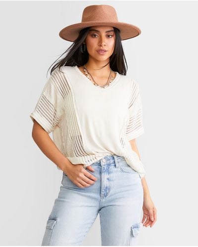 BKE Pieced Top - White