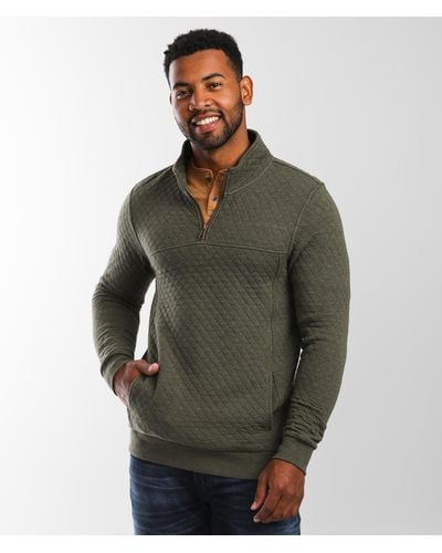Outpost Makers Arturo Quilted Pullover - Green