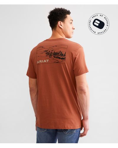Ariat Classic Journal Sketch T-shirt - Orange