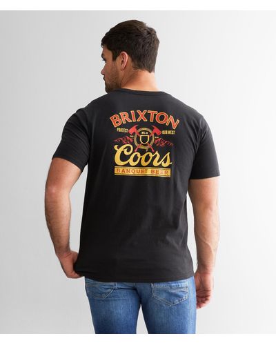 Brixton Coors Pow T-shirt - Black