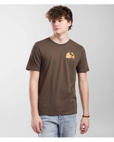 Hurley Everyday Explorer Piccupalms T-shirt - Brown