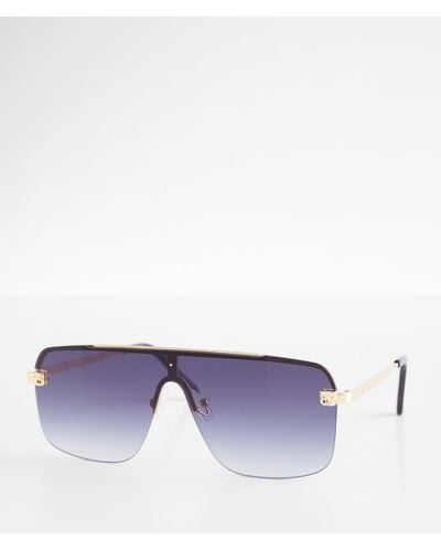 BKE Trend Shield Sunglasses - Purple