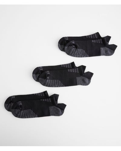 BKE 3 Pack Low Cut Performance Socks - Black