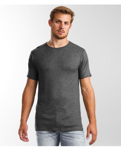 Rustic Dime Ribbed T-shirt - Gray