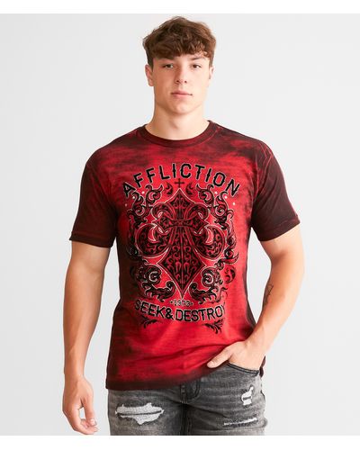 Affliction Signify T-shirt - Red