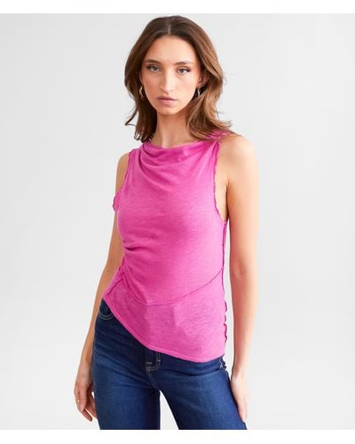 Free People Fall For Me Tank Top - Pink