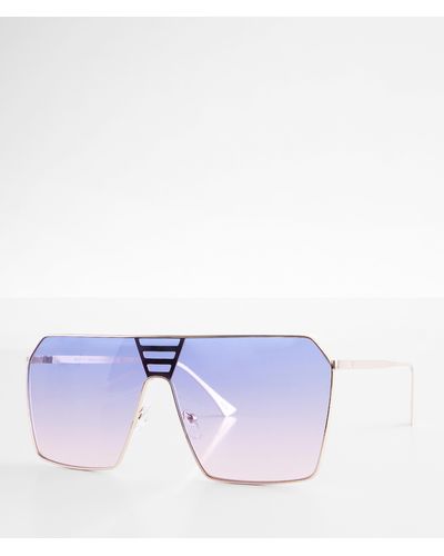BKE Gradient Shield Sunglasses - Purple