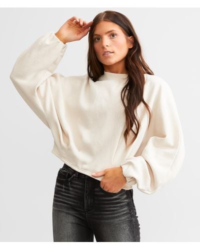 Z Supply Mariana Cropped Pullover - Natural